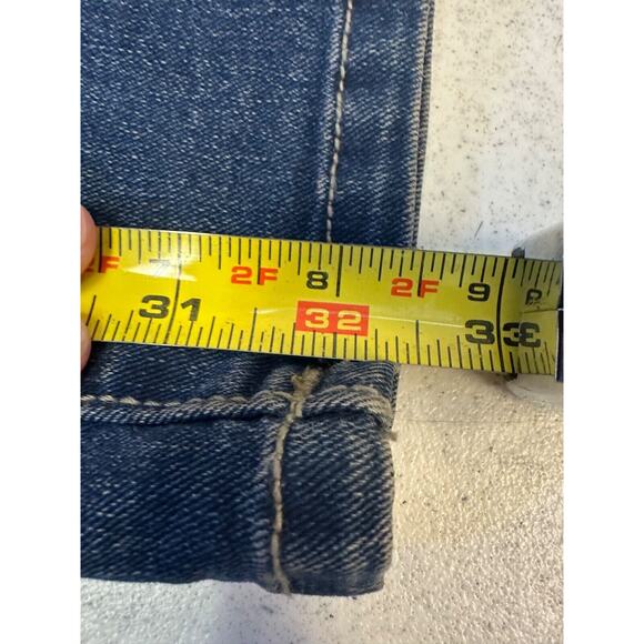 NEW True Religion 30 Becca Crystal Flap Rhinestone Mid Rise Bootcut Jean $179 B6 - Picture 7 of 7